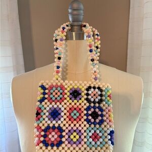 Colorful Beaded Women's Bag